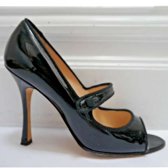 MANOLO BLAHNIK Mary Jane Shoes - Picture 3 of 13
